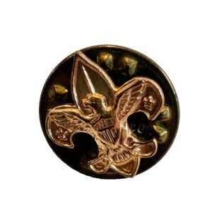 Vintage Boy Scouts BSA Shirt Buttons Uniform Brass 1950s 1960s